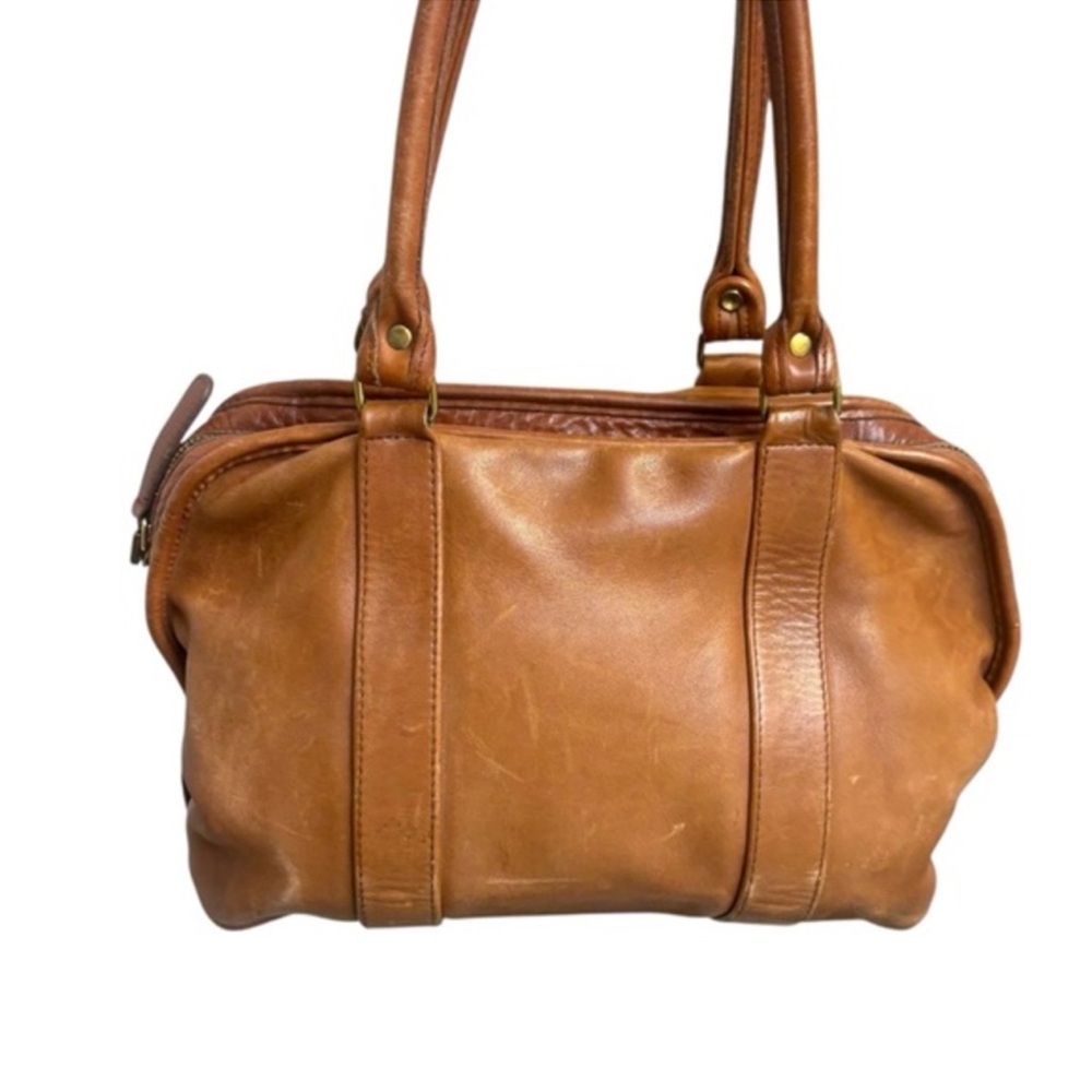 Coach vintage soft satchel British tan leather